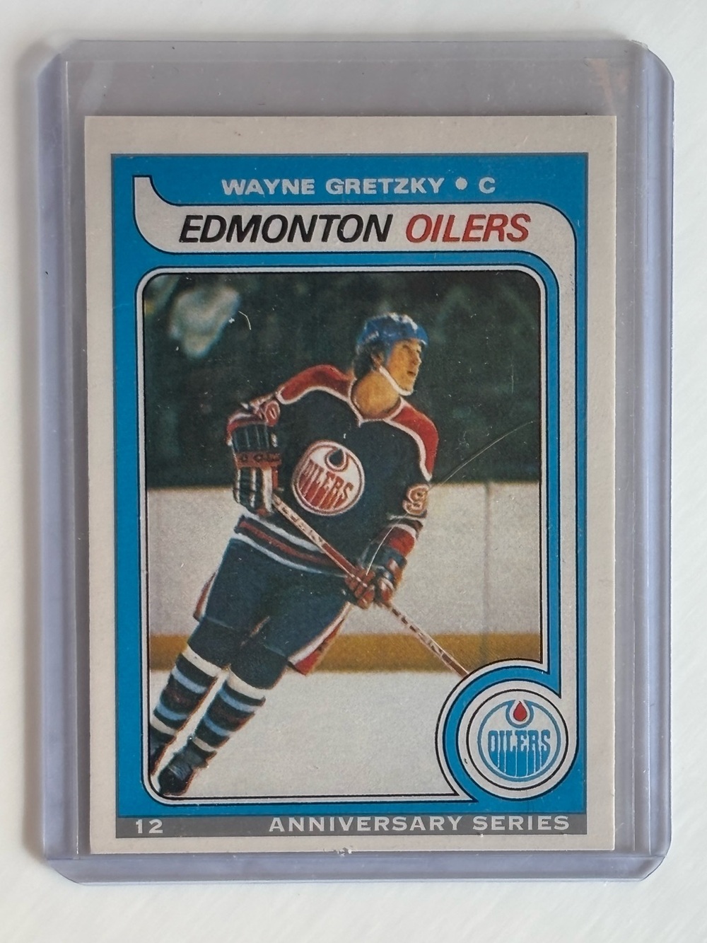 Wayne Gretzky 1992 O-Pee-Chee 12th Anniversary Series #18 Edmonton Oilers